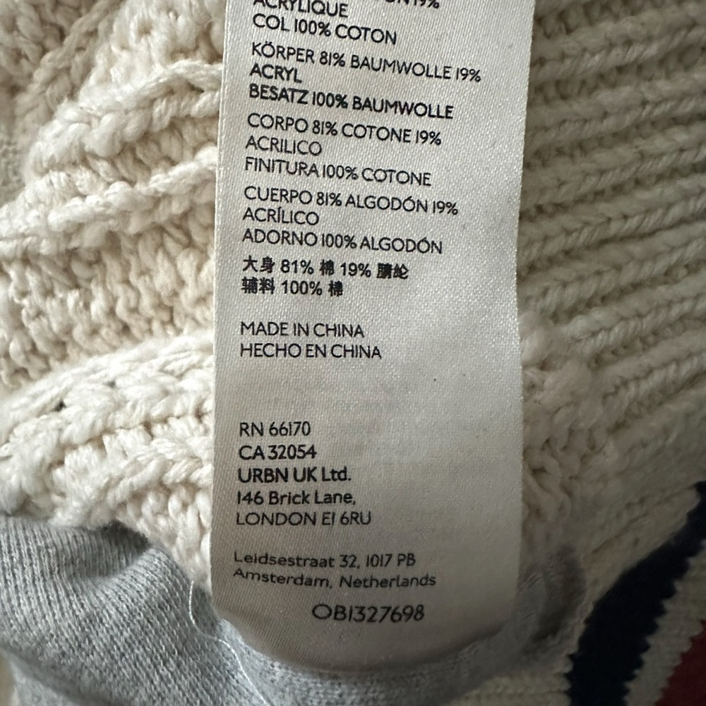 NWT FREE PEOPLE THE CLASH SWEATER OPEN - Picture 7 of 8